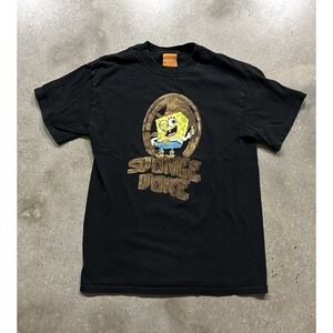 Spongebob Sponge Poke Cowboy T Shirt Men's M 2003 Nick Vintage Nickelodeon